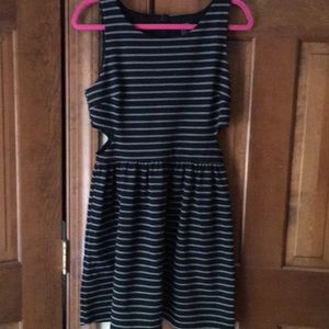 DONATING Forever 21 striped cocktail dress